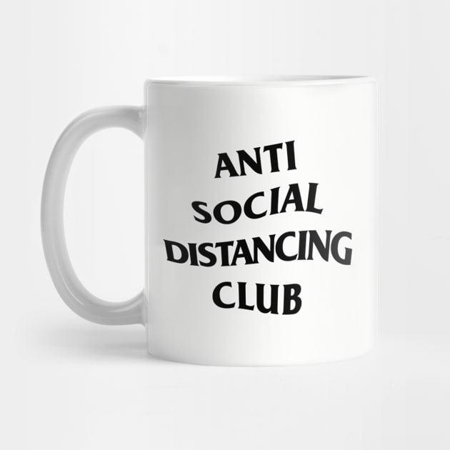 Anti Social Distancing Club funny shirt by Aldebaran